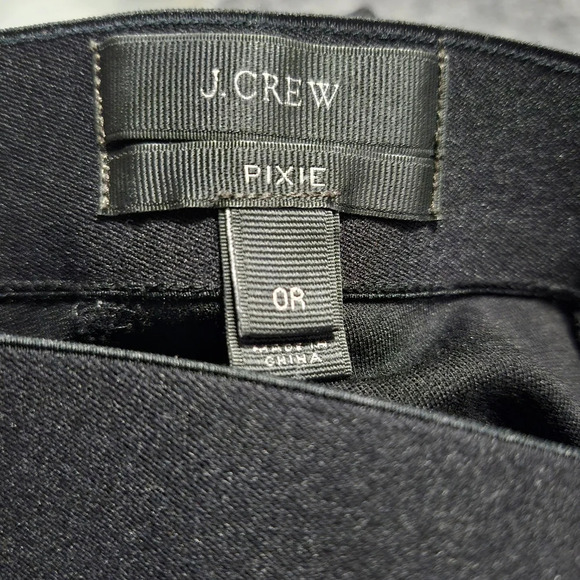 J.crew women's pixie black pants size 0R - Picture 7 of 7